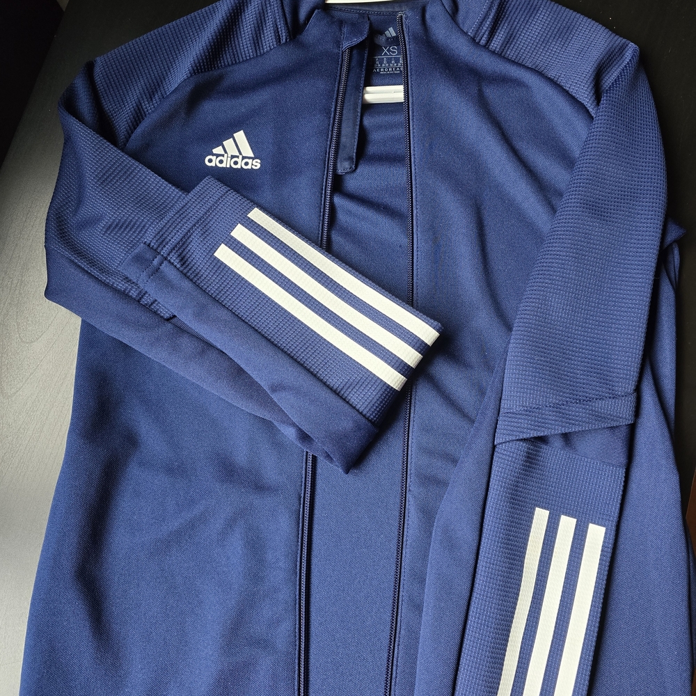 Adidas Unisex Navy Windbreaker Jacket